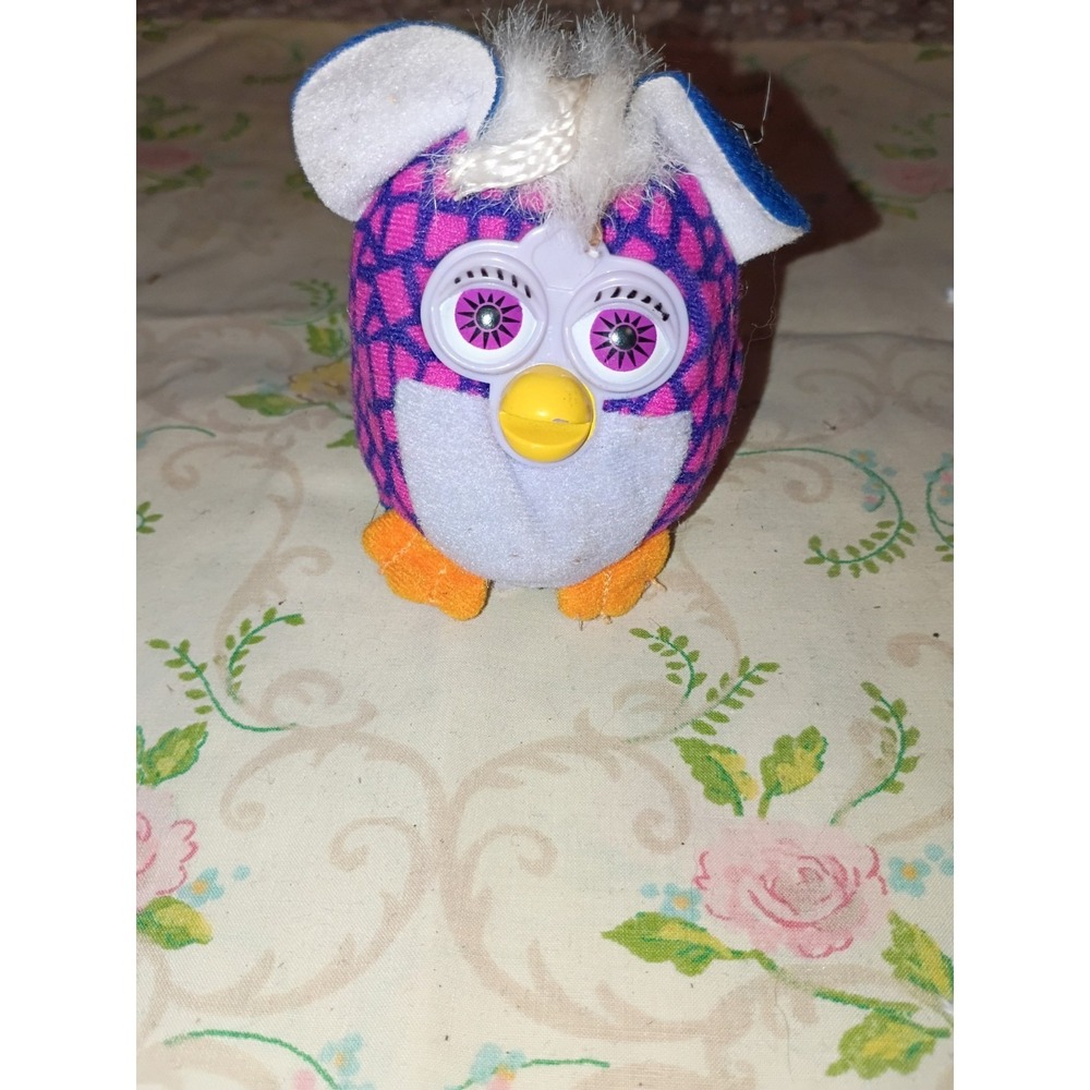 Vintage - Furby‎ - 2000 - McDonald's Happy Meal Toy - Plush -Keychain
